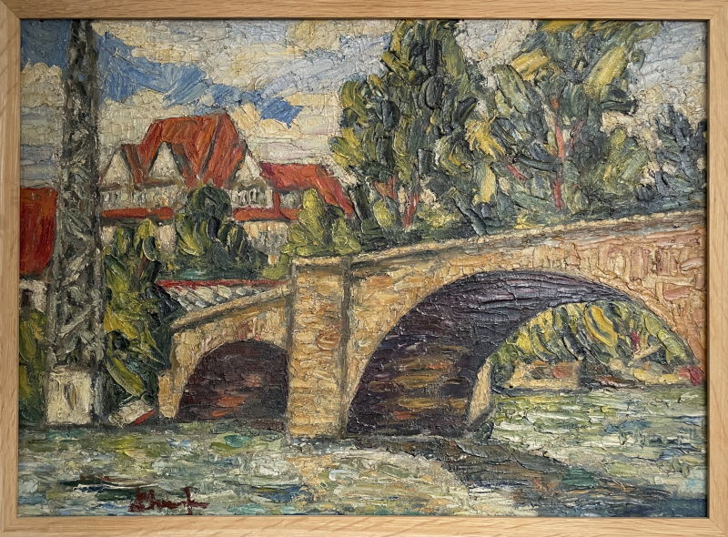 Die Rheinbrücke bei Rheinfelden