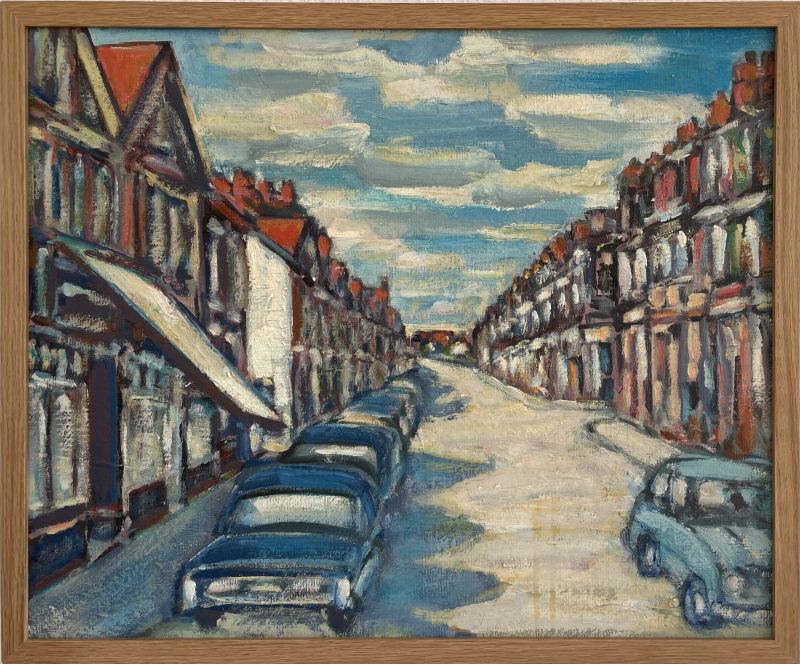 Straßenszene in Barry Südwales II