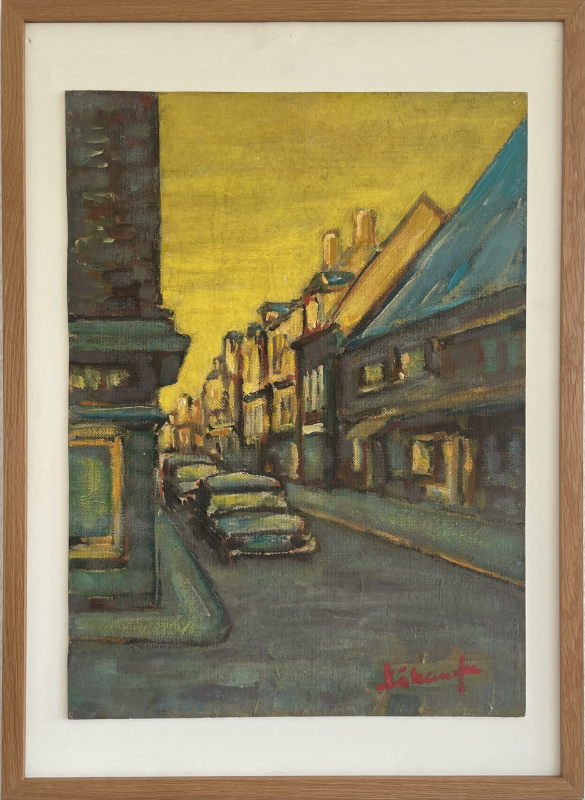 Straßenzug in Barry Südwales